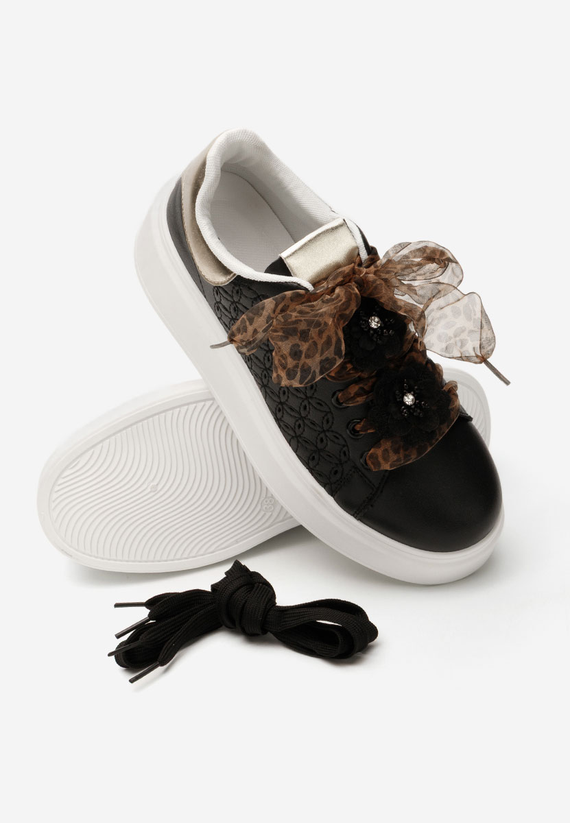 Sneakers cu platformă Lera negri