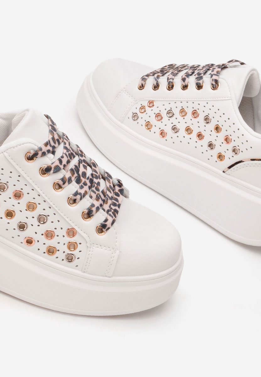 Sneakers cu platformă Charolette leopard