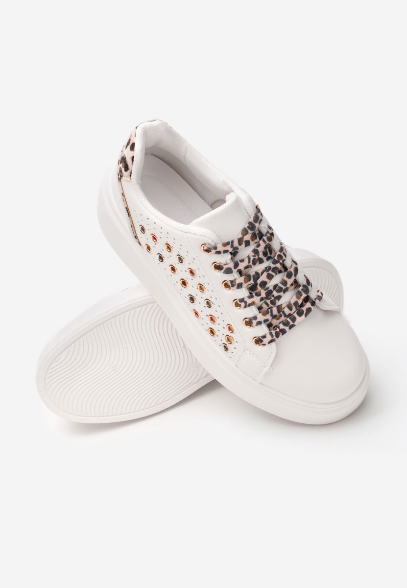 Sneakers cu platformă Charolette leopard