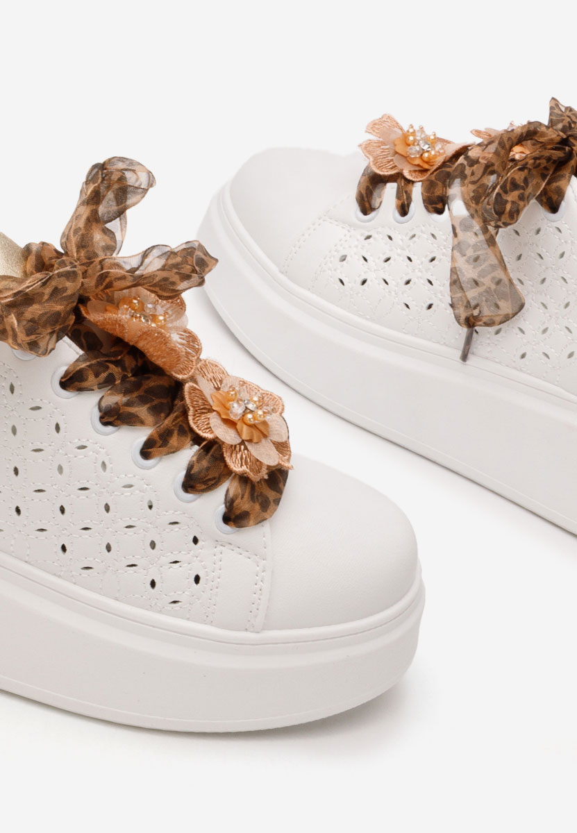 Sneakers cu platformă Lera leopard