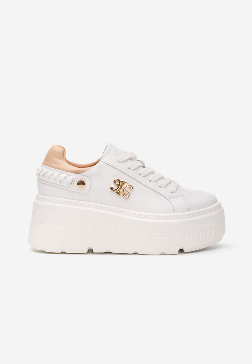 Sneakers cu platformă Blanch albi