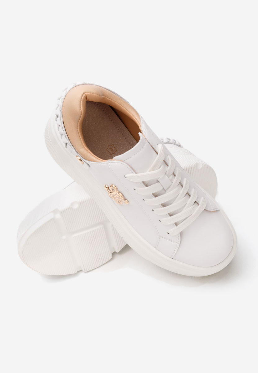 Sneakers cu platformă Blanch albi