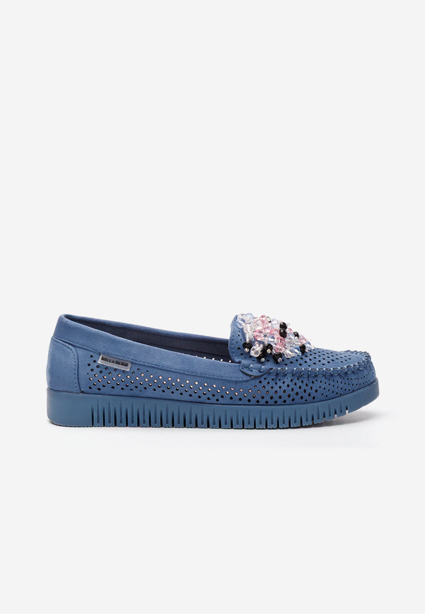 Mocasini dama Lynna V2 albastri