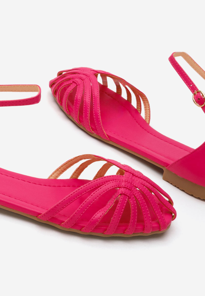 Sandale cu talpa joasa Beaux fucsia