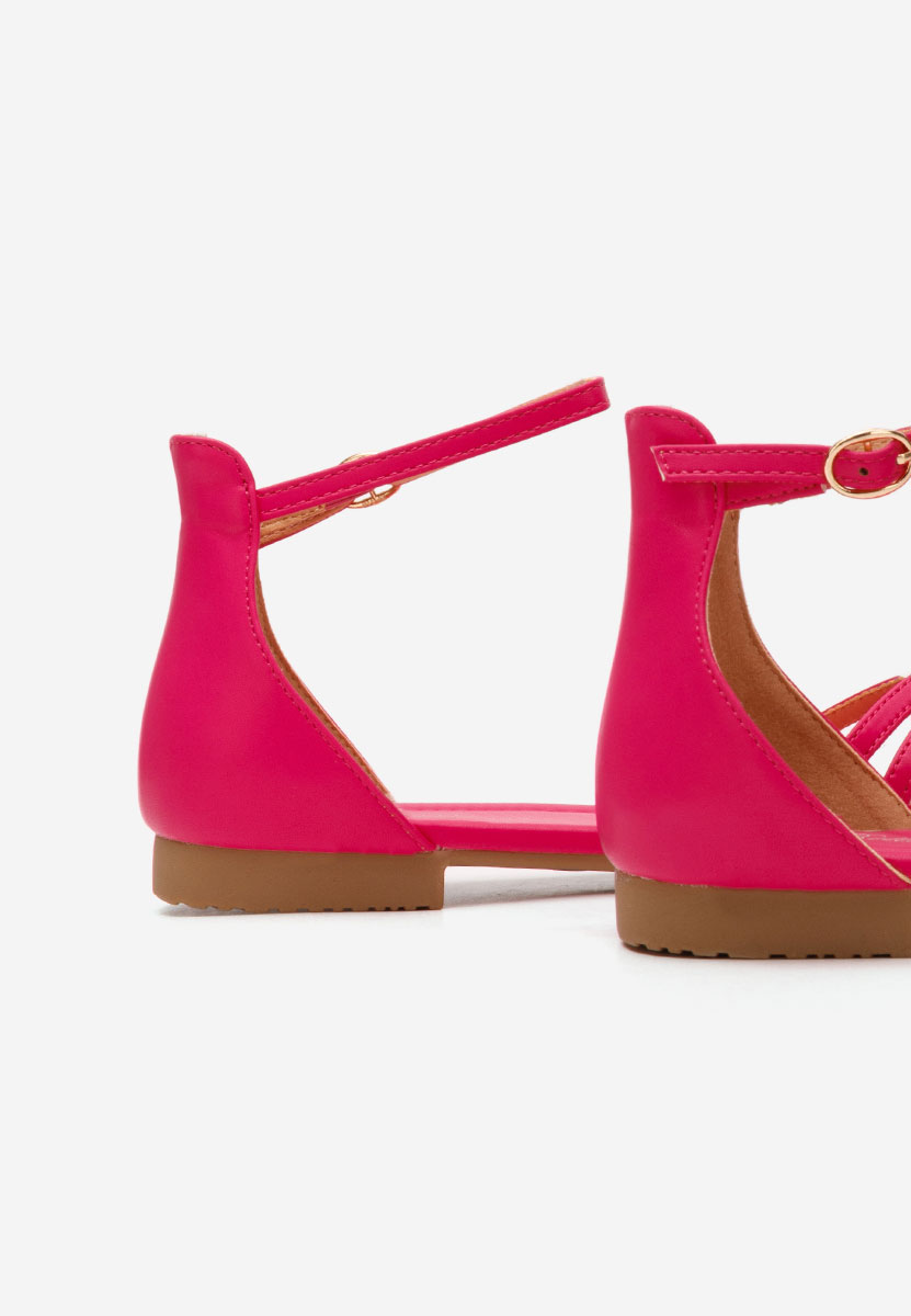 Sandale cu talpa joasa Beaux fucsia