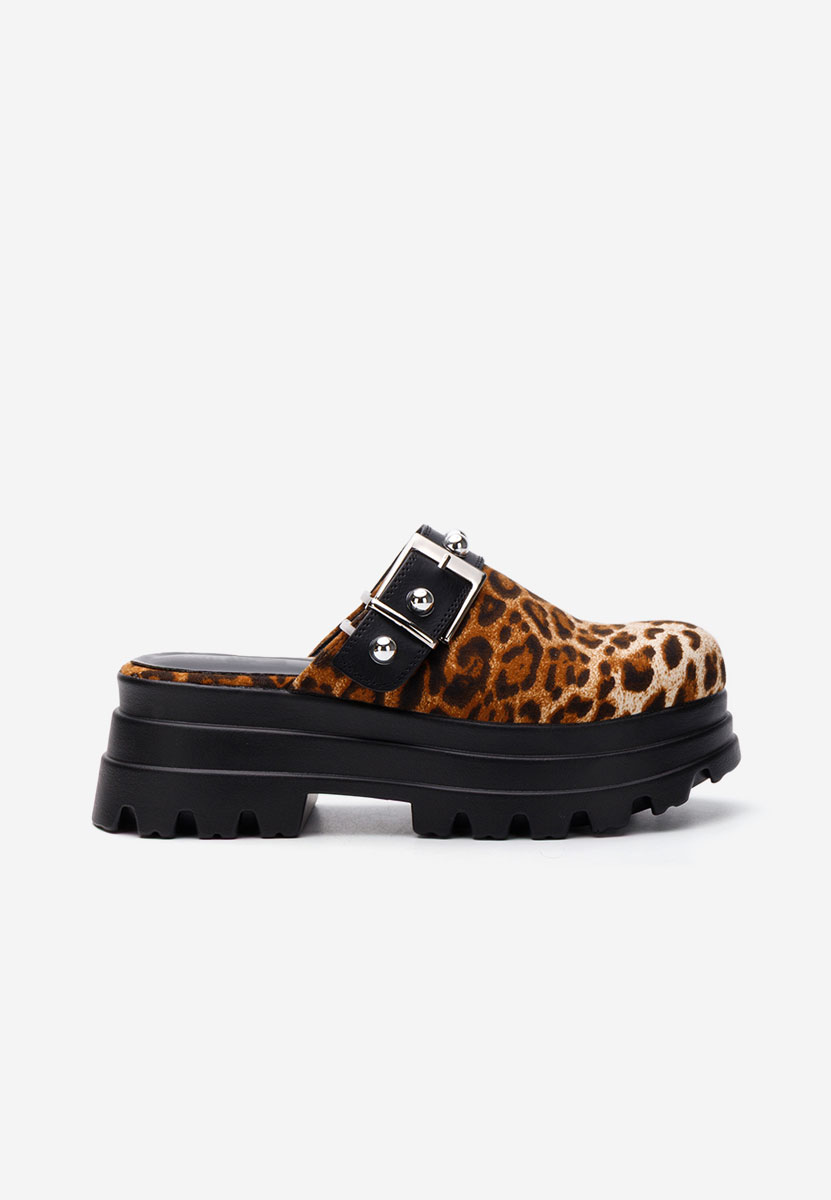 Saboti dama cu platforma Abenya leopard