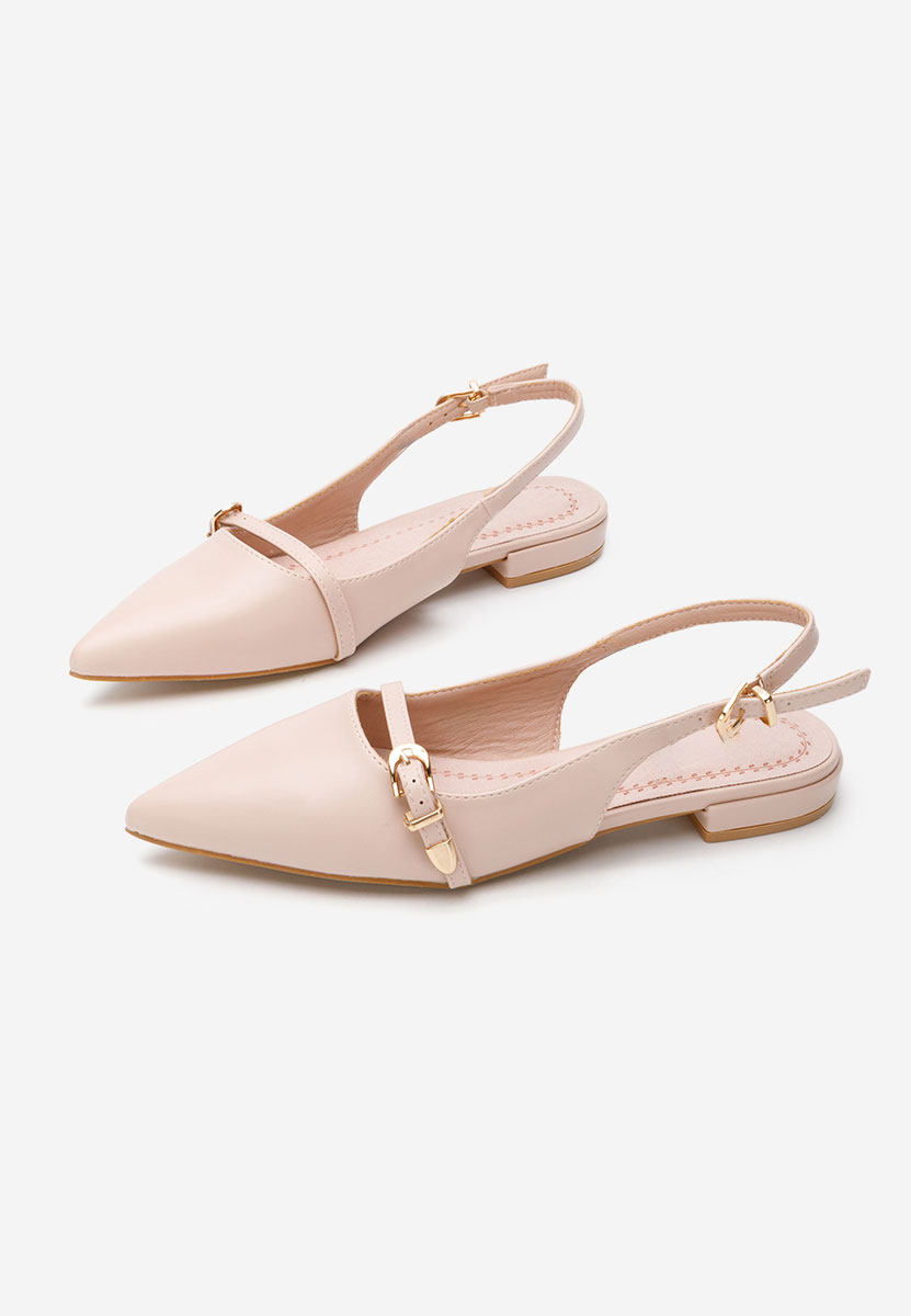 Pantofi slingback Elyssa bej