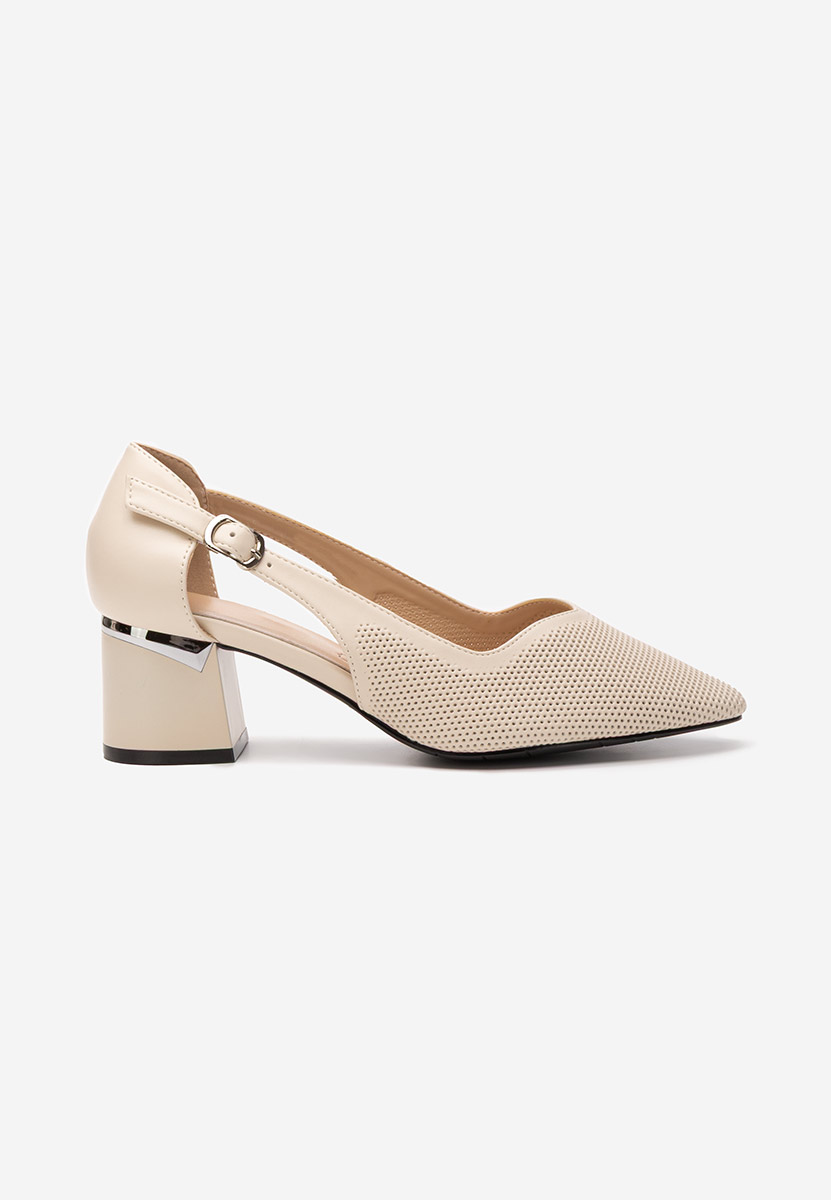 Pantofi cu toc gros Jodee V2 bej