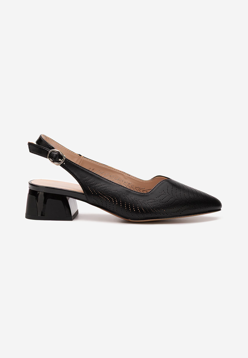 Pantofi slingback Rahela negri