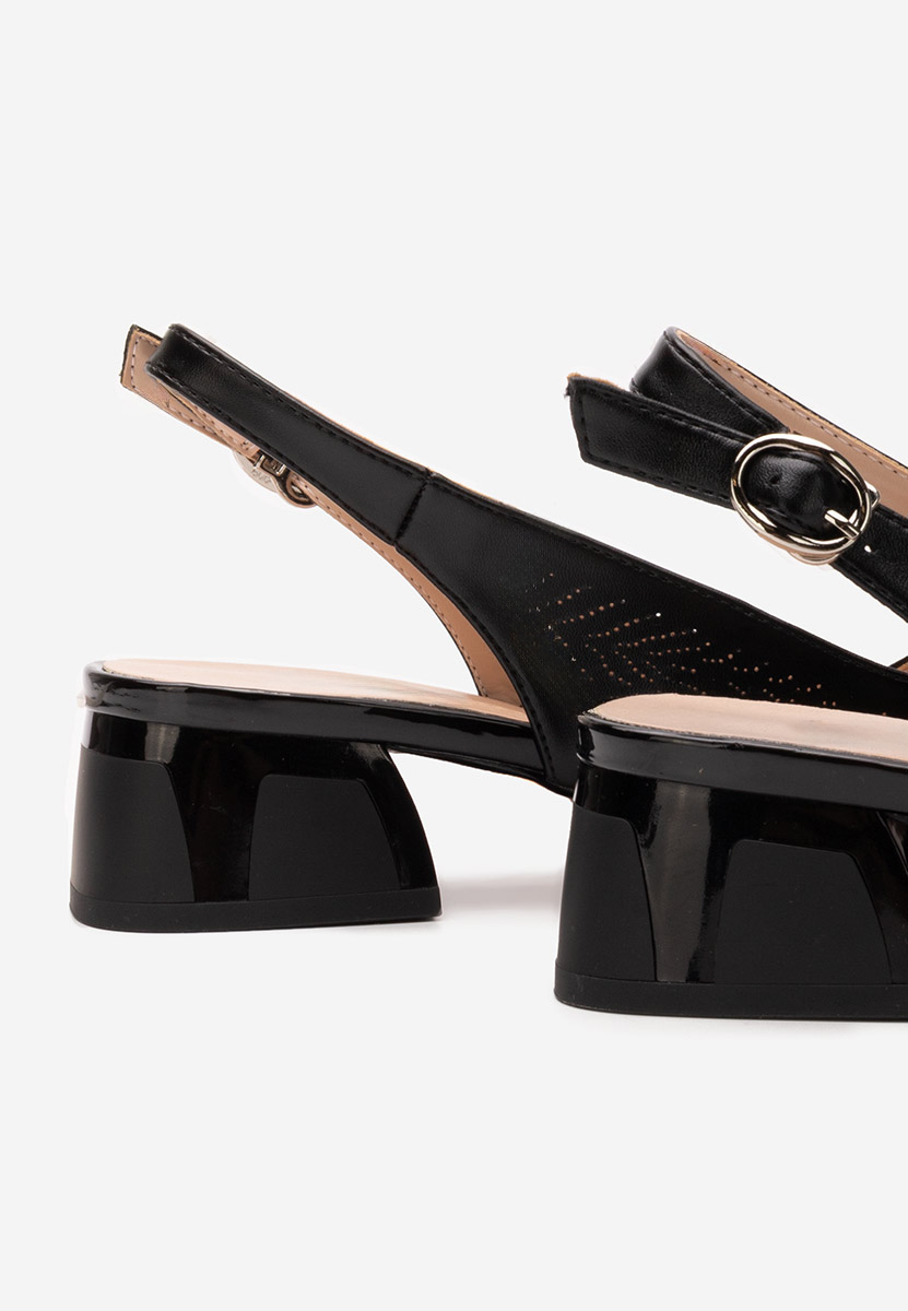 Pantofi slingback Rahela negri