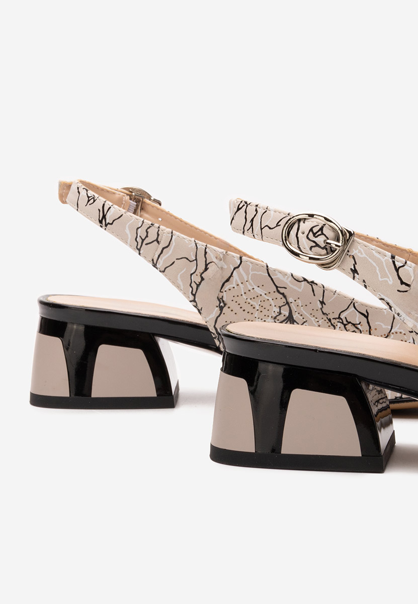 Pantofi slingback Rahela V3 bej