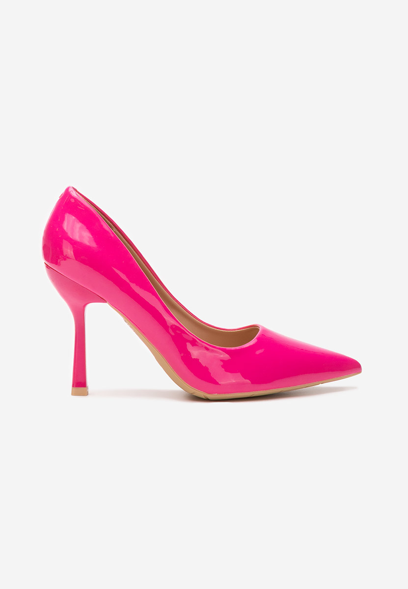 Pantofi stiletto lacuiti Avilaga fucsia