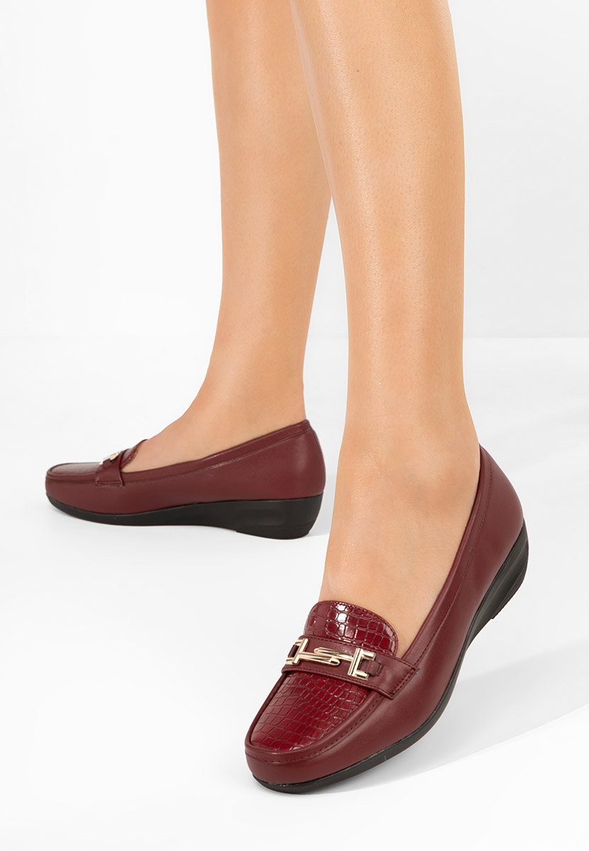 Mocasini dama Mabelle rosii