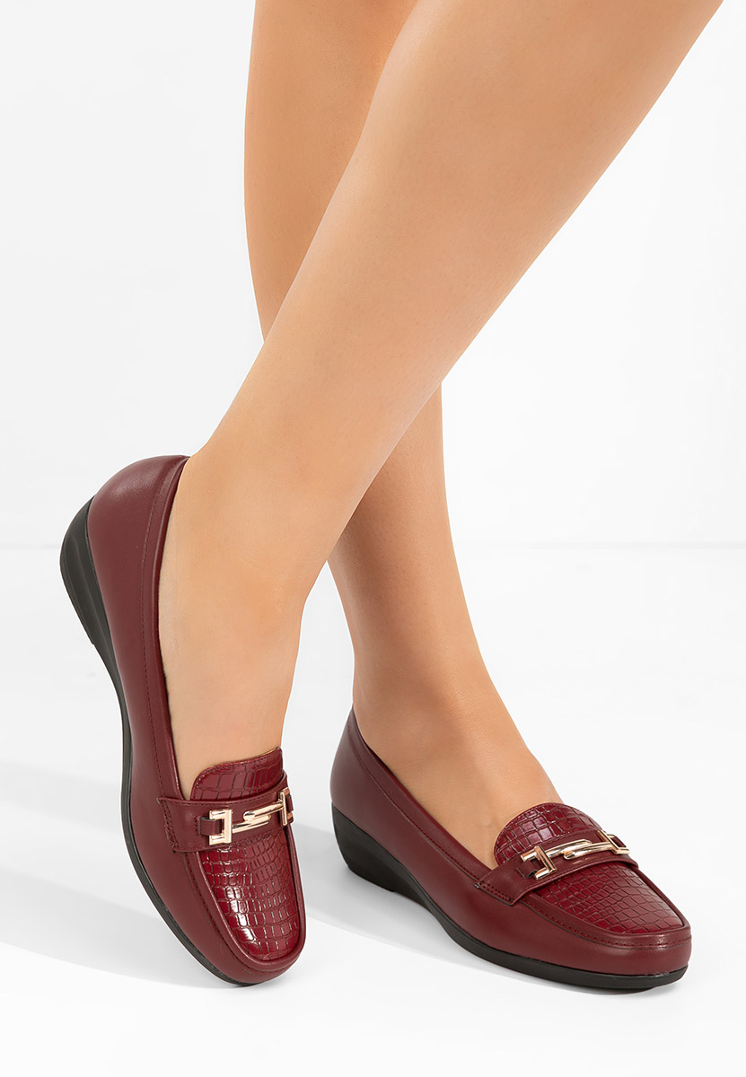 Mocasini dama Mabelle rosii
