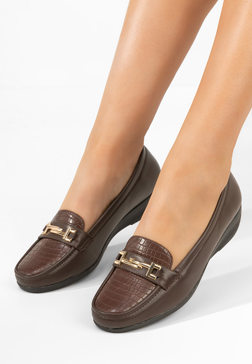 Mocasini dama Mabelle maro