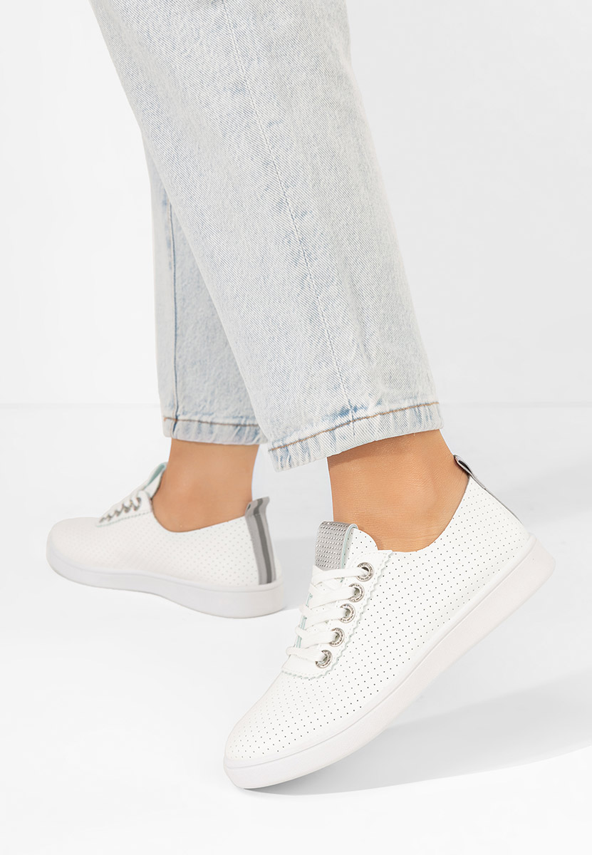 Pantofi casual dama Capricia V2 albi