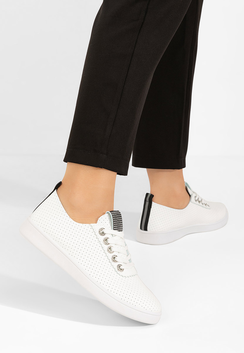 Pantofi casual dama Capricia V6 albi