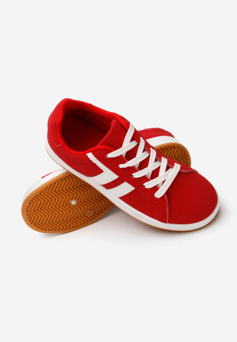 Sneakers baieti Keneth rosii