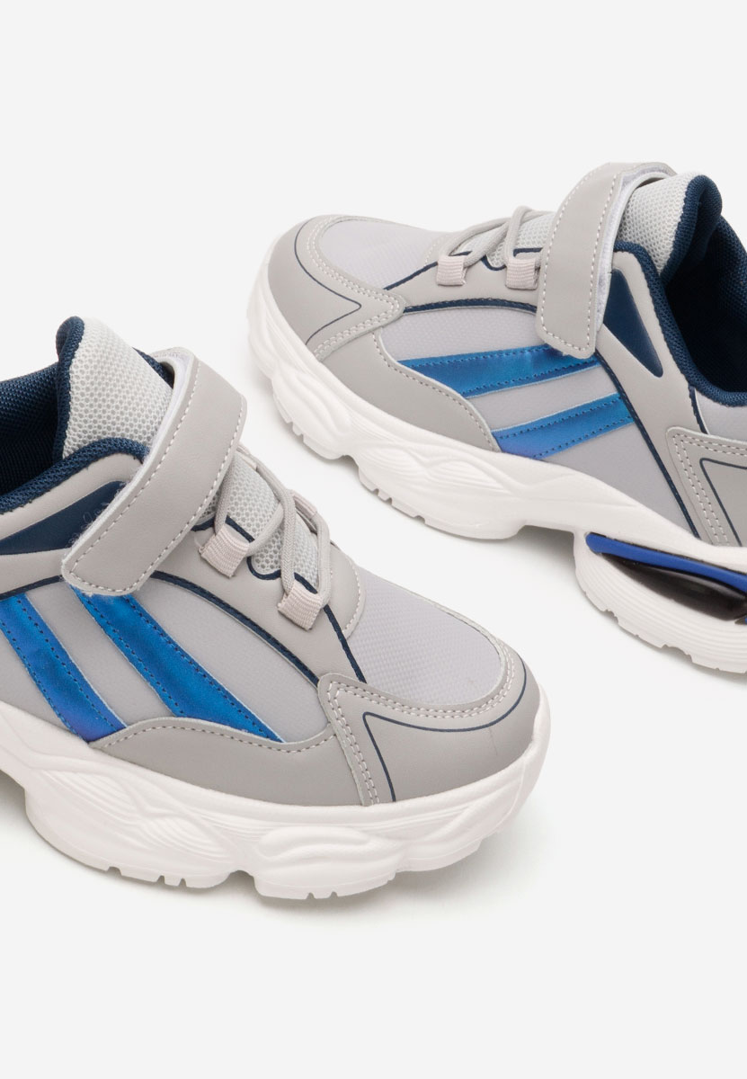 Sneakers baieti Flizo gri