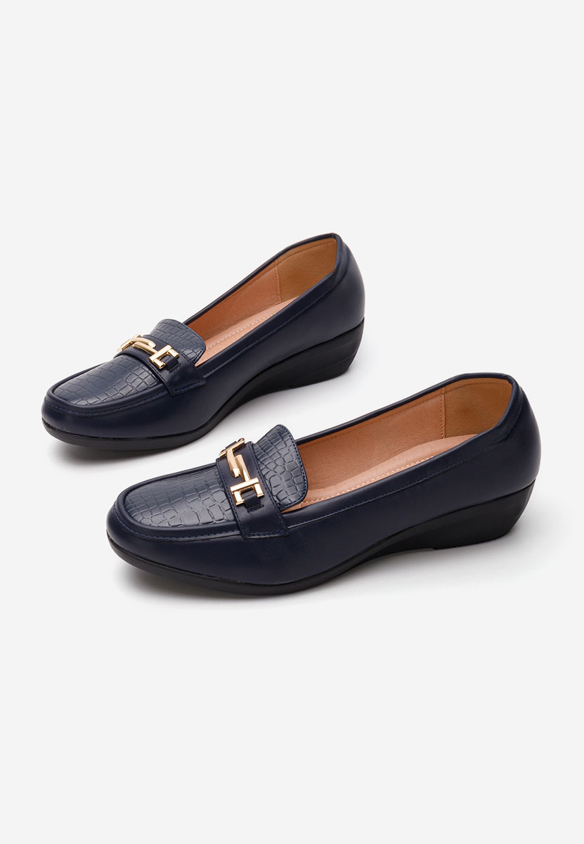 Mocasini dama Mabelle albastri