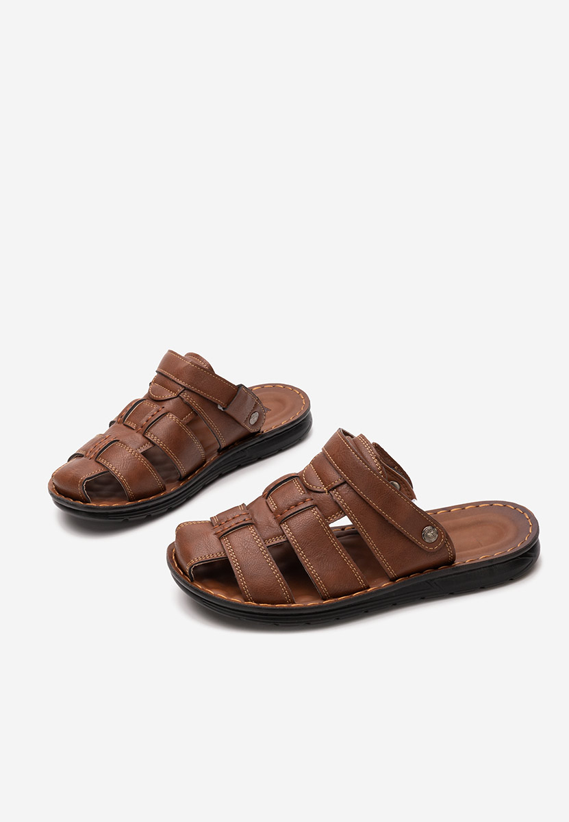 Papuci barbati Walter camel