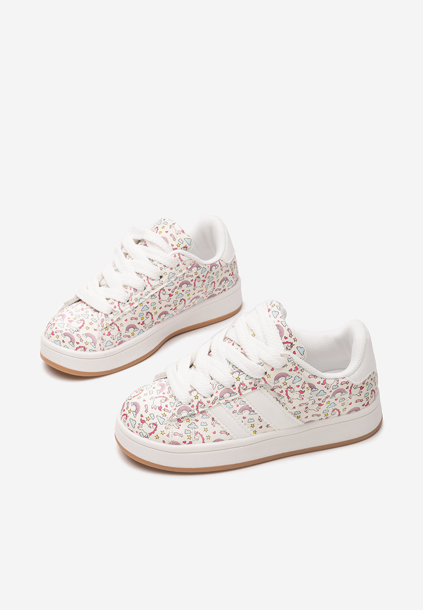 Sneakers fete Blush albi