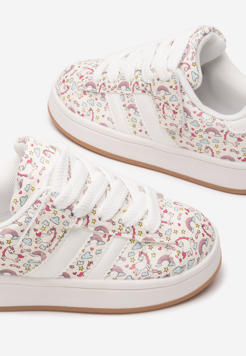 Sneakers fete Blush albi