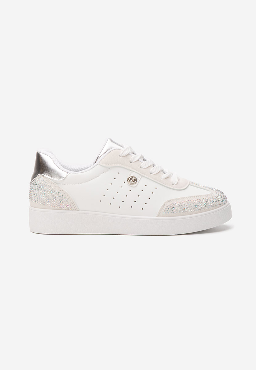 Pantofi casual dama Elanova albi