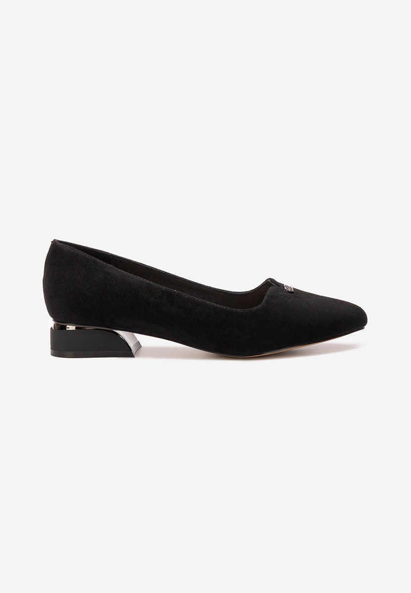 Pantofi cu toc mic Tillie negri