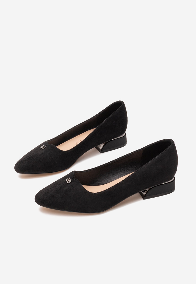 Pantofi cu toc mic Tillie negri