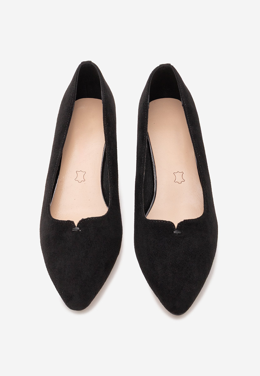 Pantofi cu toc gros Niky negri