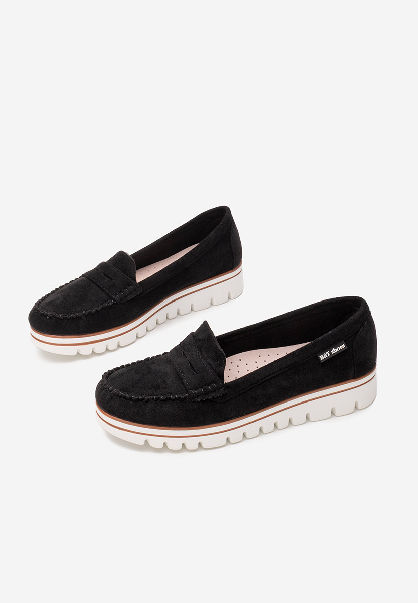 Mocasini dama Manise V2 negri