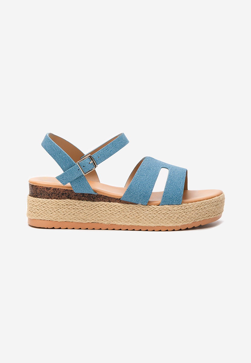 Sandale tip espadrile Rumia denim