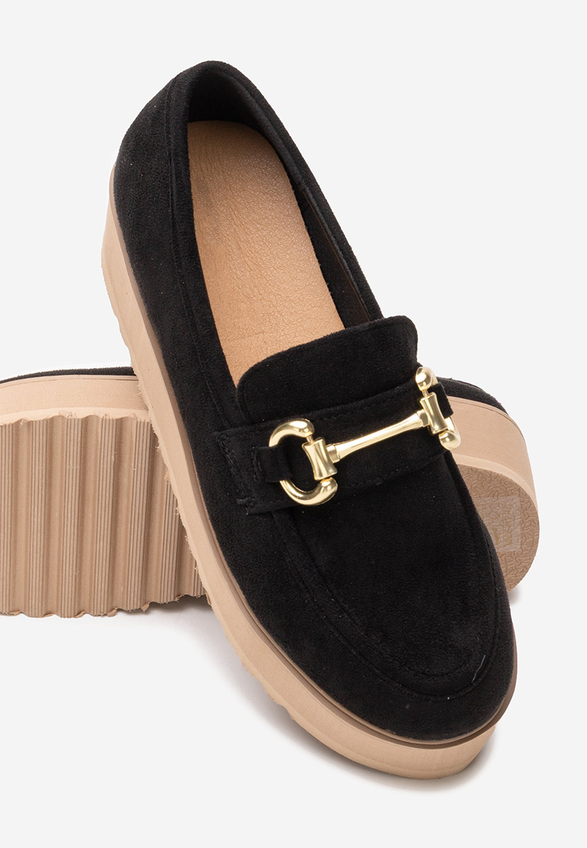Mocasini cu platforma Leondra V3 negri