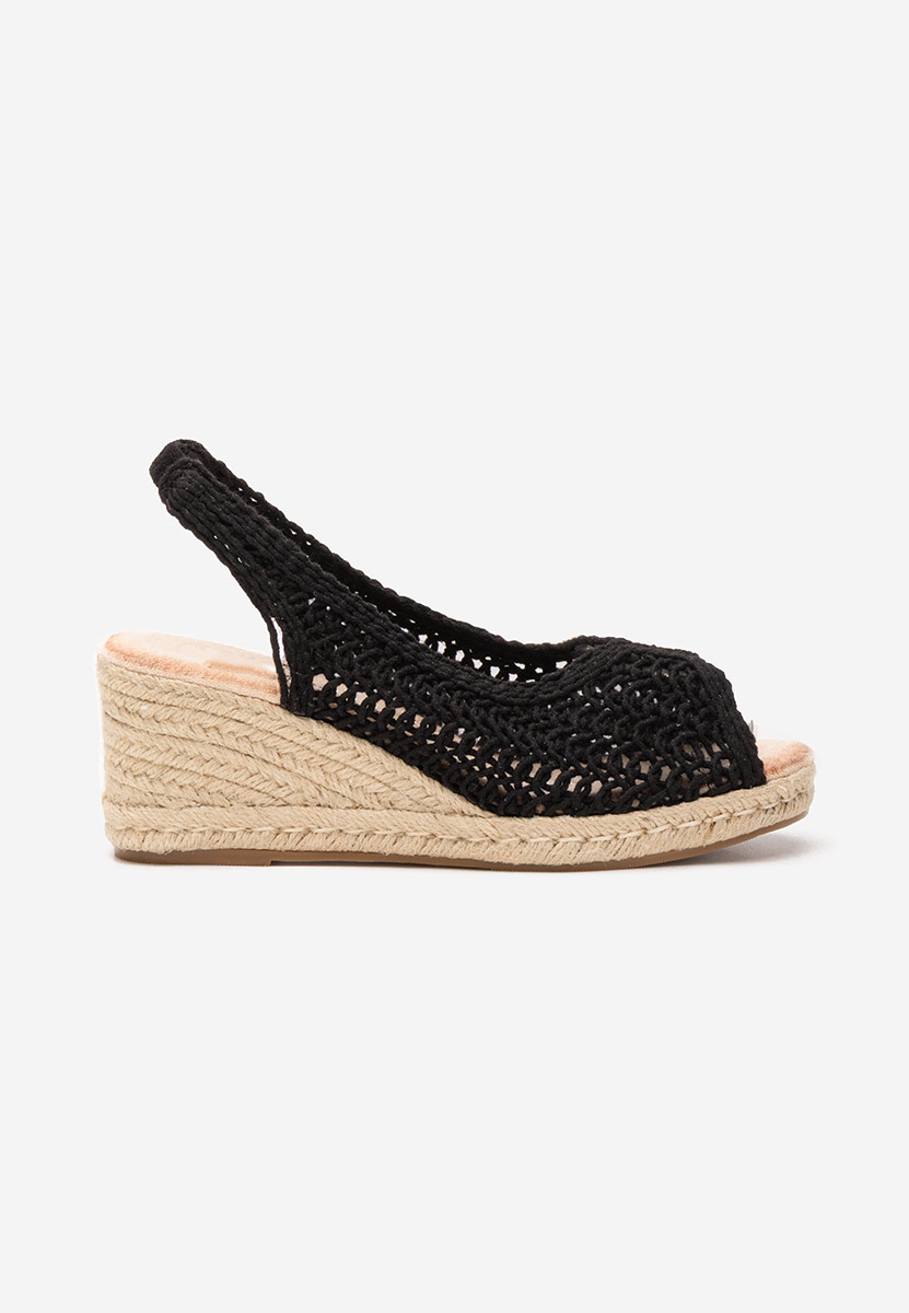 Sandale cu platforma Xiomara negre