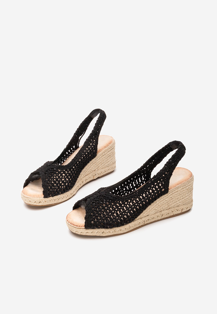 Sandale cu platforma Xiomara negre