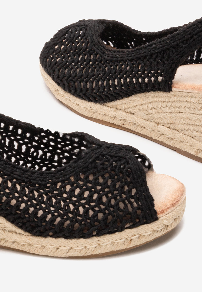 Sandale cu platforma Xiomara negre