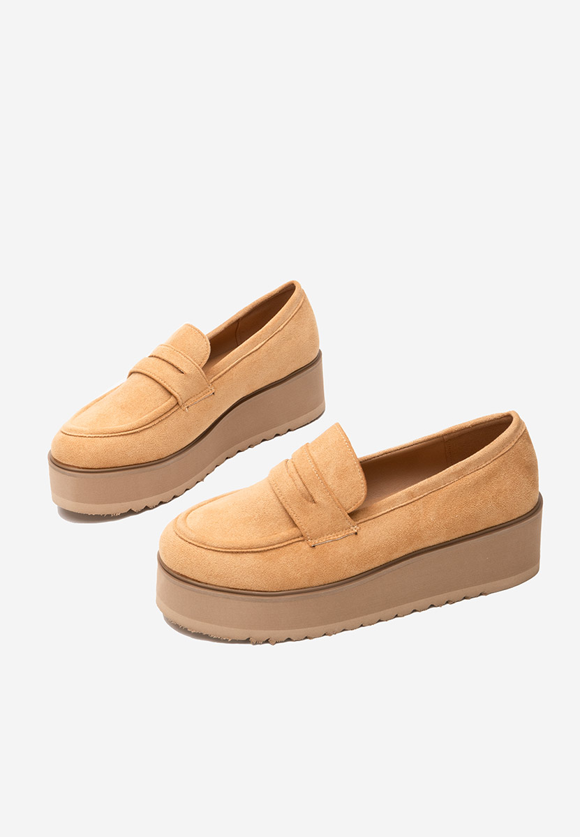 Mocasini cu platforma Leondra V2 maro