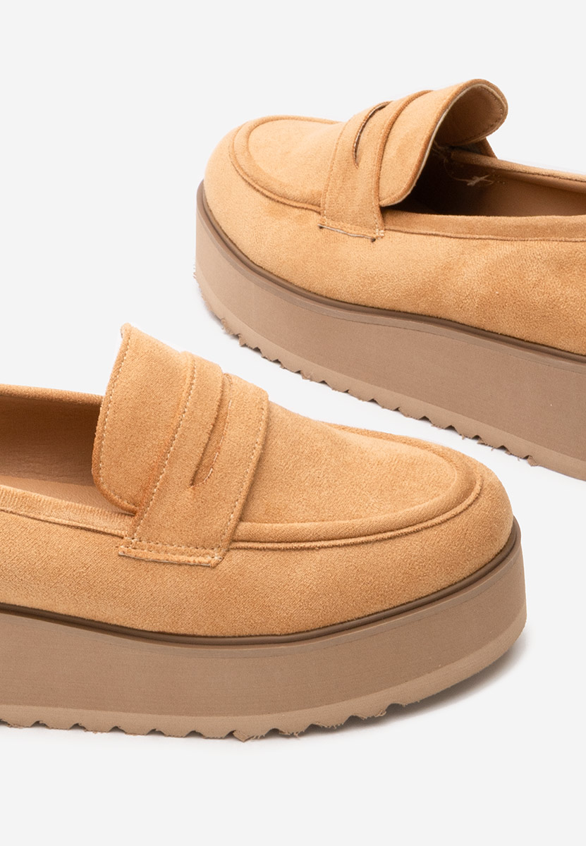 Mocasini cu platforma Leondra V2 maro