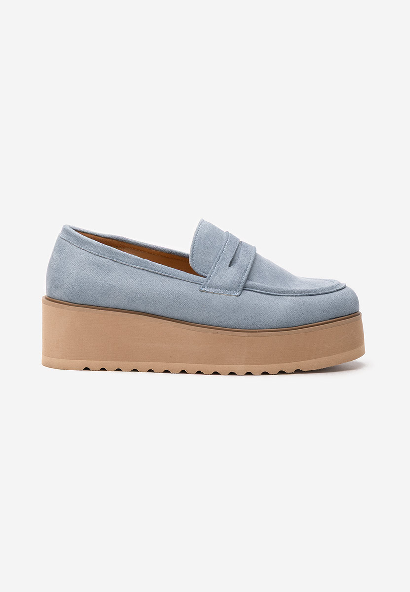 Mocasini cu platforma Leondra V2 albastri