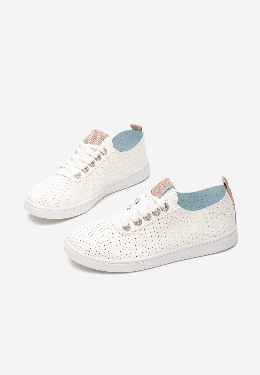 Pantofi casual dama Capricia V3 albi
