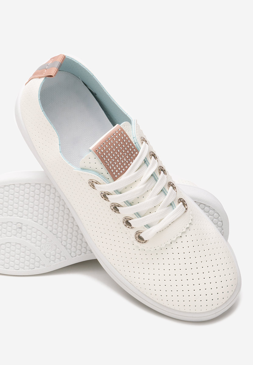 Pantofi casual dama Capricia V3 albi