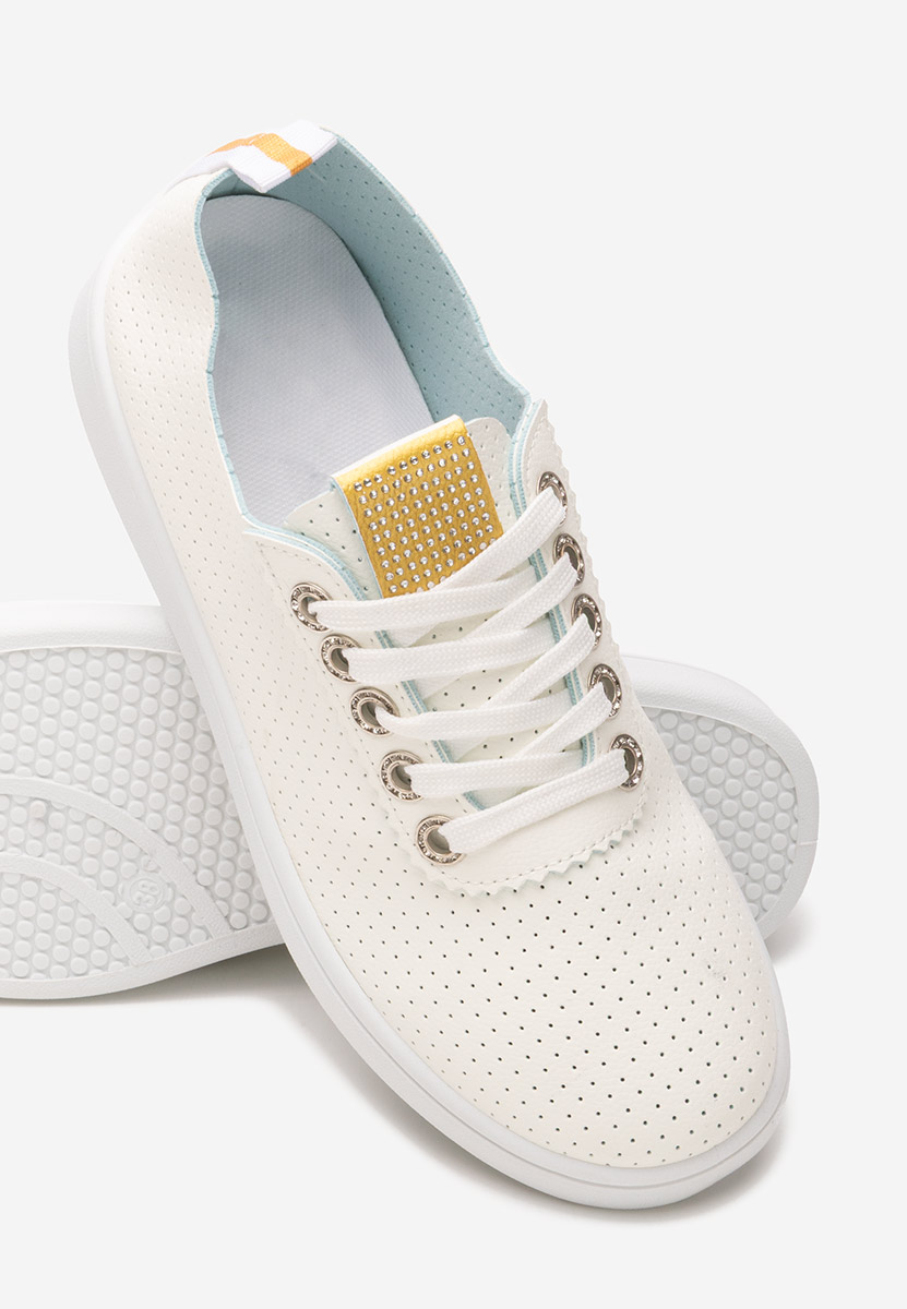 Pantofi casual dama Capricia V8 albi