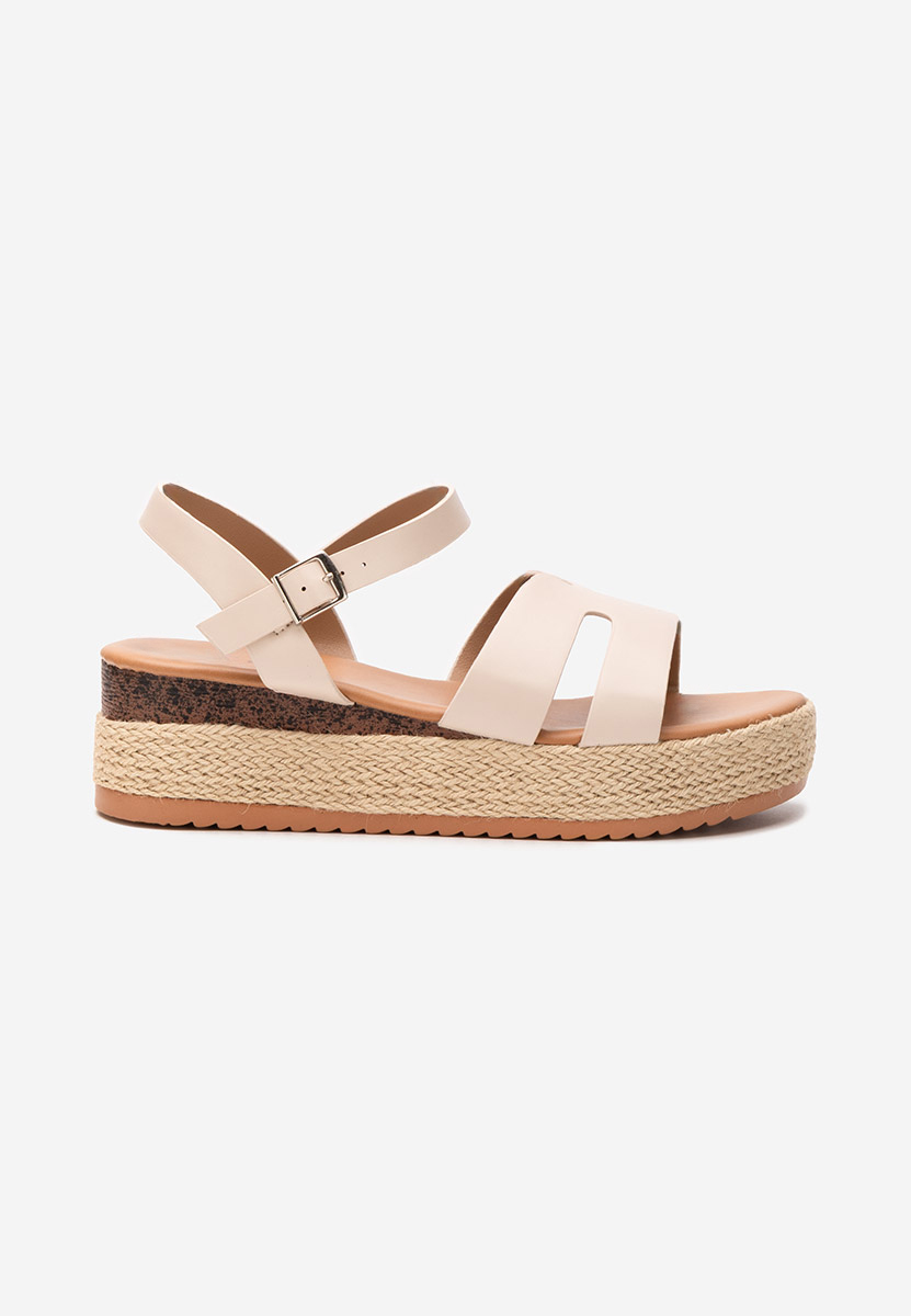 Sandale tip espadrile Rumia bej