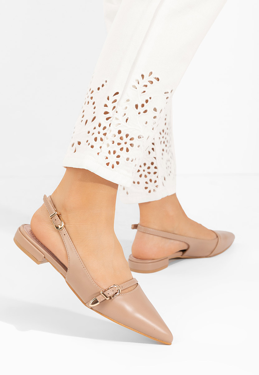 Pantofi slingback Elyssa kaki