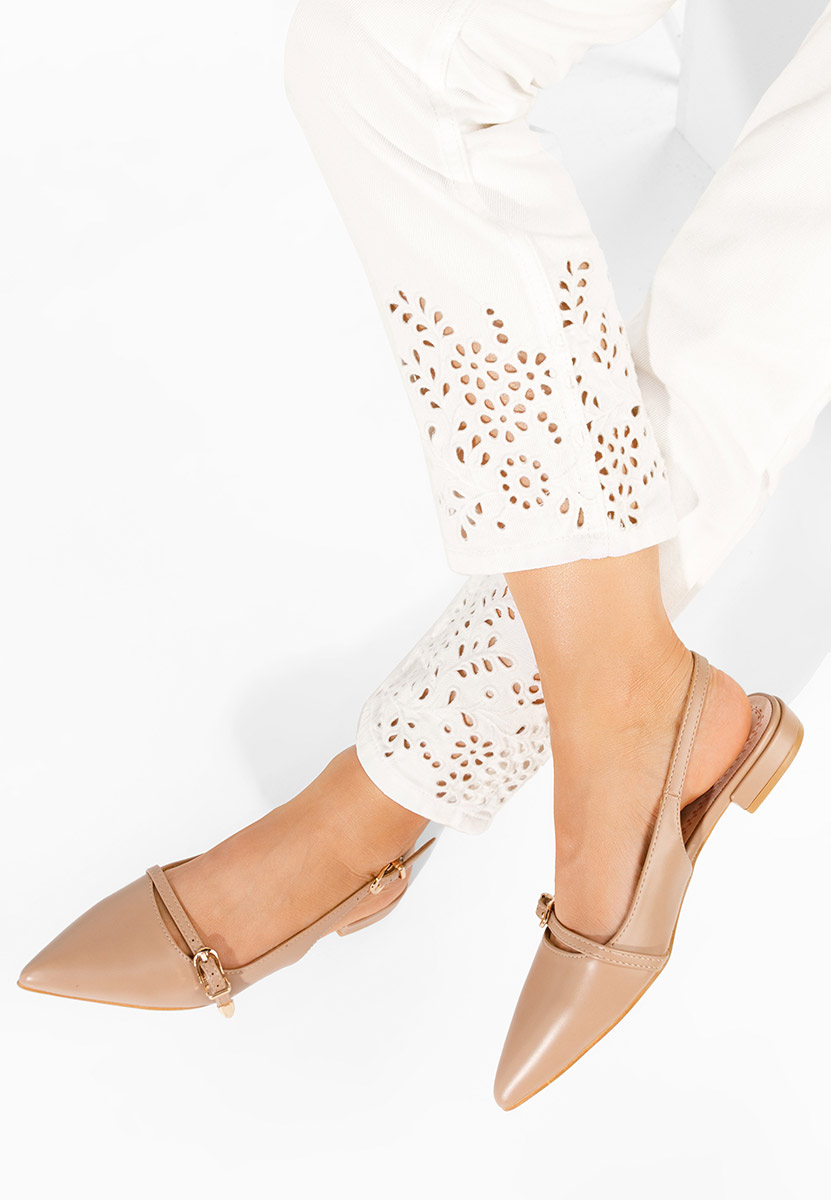 Pantofi slingback Elyssa kaki