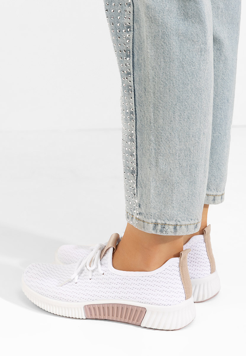 Pantofi sport dama Runova albi