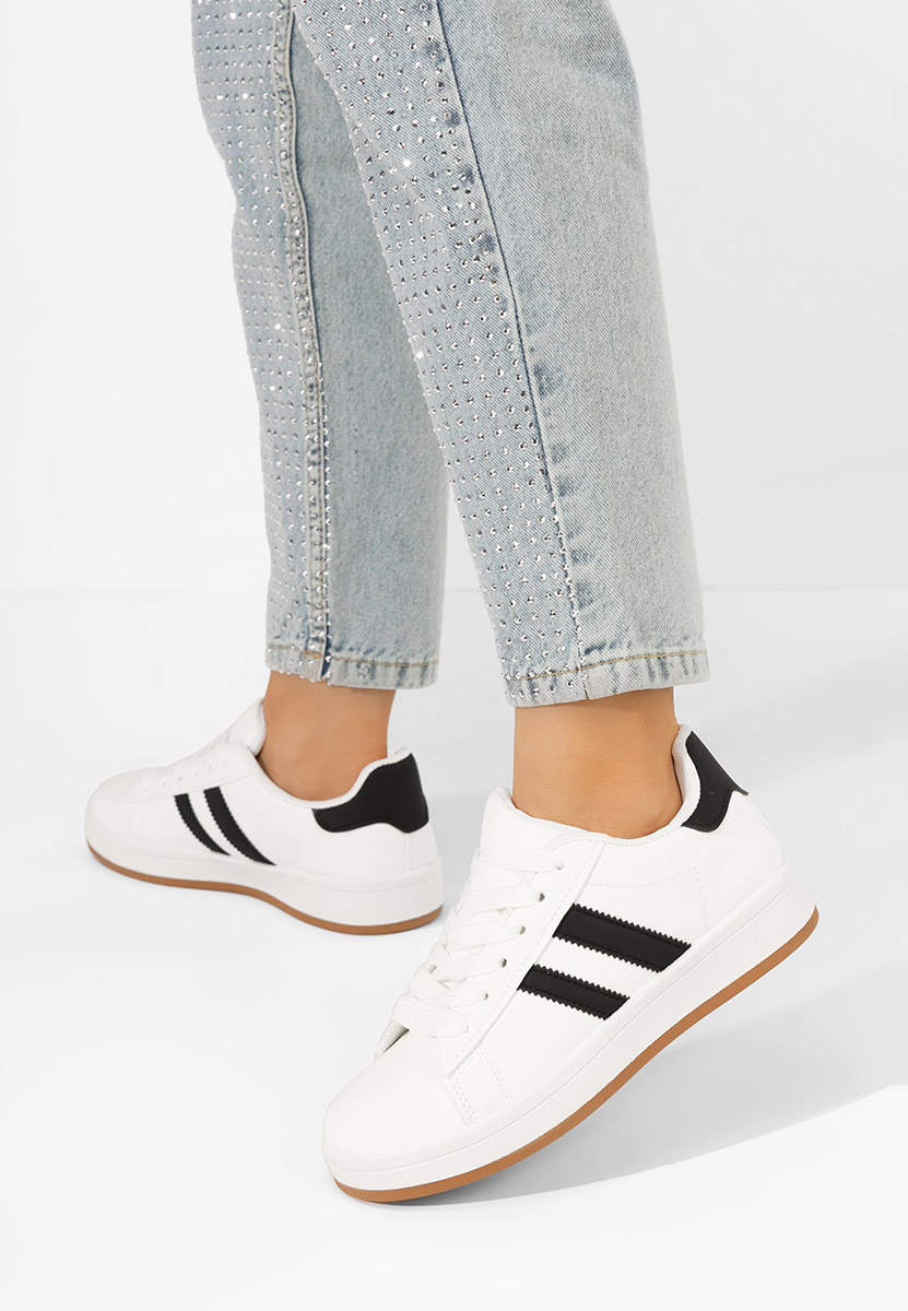 Sneakers dama Mynara albi