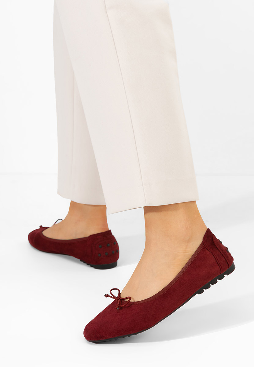 Balerini dama Amania V2 bordo