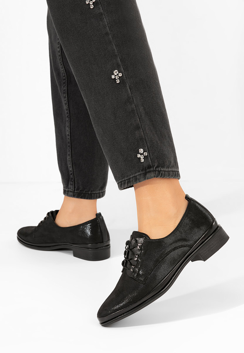 Pantofi casual dama Jeneta negri
